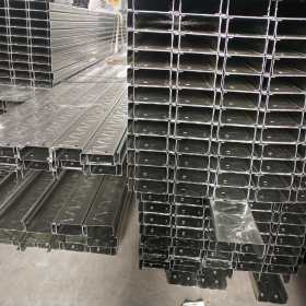广东阳江厂家生产钢结构C型钢 镀锌C型钢定尺加工 钢结构镀锌檩条
